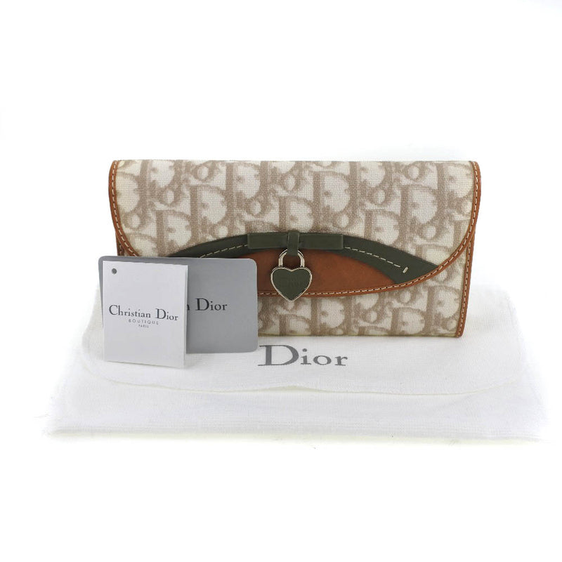 Dior】クリスチャンディオール トロッター LCE43016 長財布 PVC×レザー