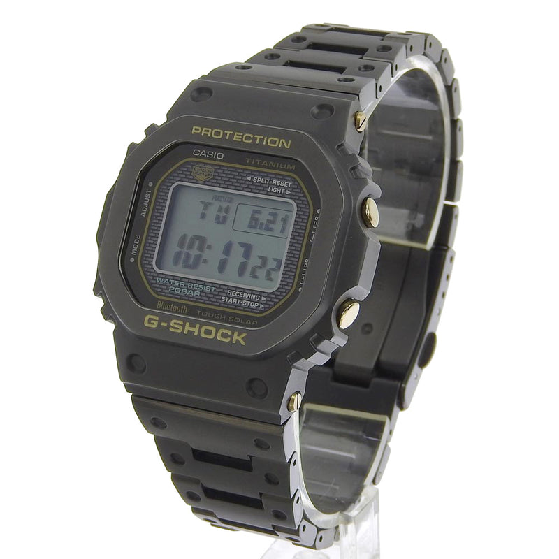 【CASIO】カシオ
 G-SHOCK ORIGIN (Gショック オリジン) GMW-B5000TB-1JR チタン クオーツ デジタル表示 メンズ 黒文字盤 腕時計
A+ランク