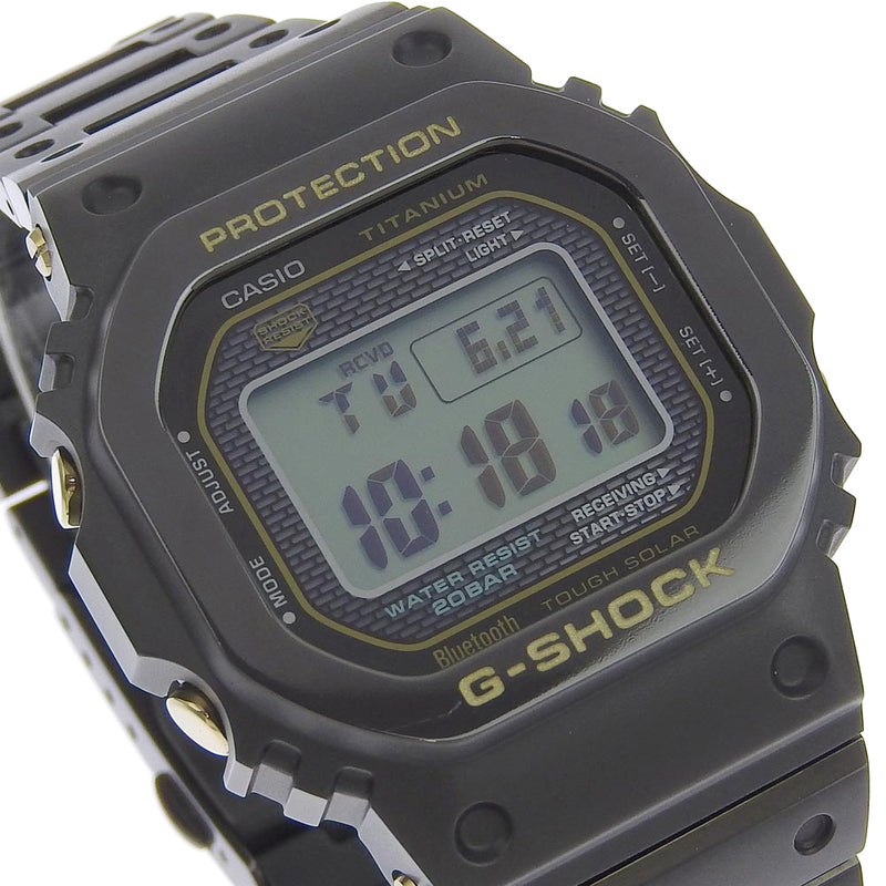 [CASIO] Casio G-SHOCK ORIGIN (G-Shock Origin) GMW-B5000TB-1JR Titanium Quartz Digital Display Men Black Dial Watch A+Rank