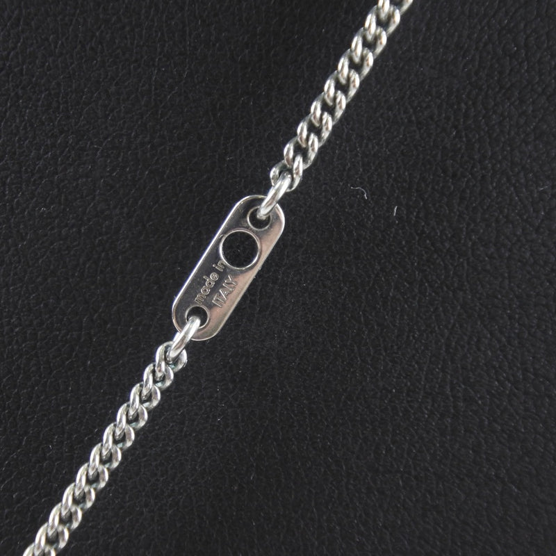 Louis Vuitton Monogram Tied Up Necklace Silver Metal