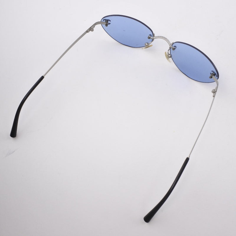 [CHANEL] Chanel Coco Mark 00V 4003 C.103/72 Metal Blue 53 □ 19 130 engraved Ladies Sunglasses A Rank