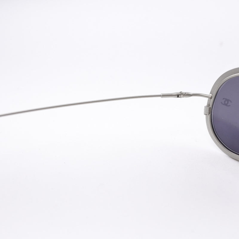 [Chanel] Chanel Coco Mark Mini 17670 44203 Metal Silver Ladies Gafas de sol A Rank