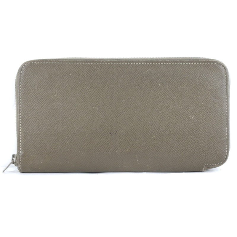 [HERMES] Hermes Azap Silquin Long Wallet Vo Epson Etoop □ R engraved zipper Azap Silk in Ladies