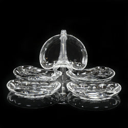 [BACCARAT] Baccarat (HARCOURT) Plate x 5 Crystal_ Tableware