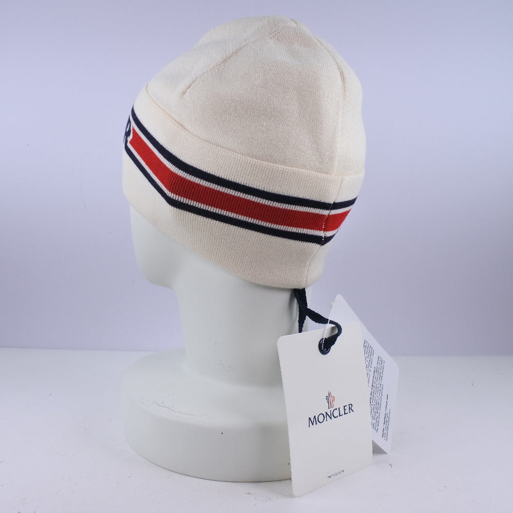 [MONCLER] Moncler Berretto Tricot Knit Cap F1 091 9Z70200 A9332 Wool 035  White Berretto TRICOT Ladies S rank