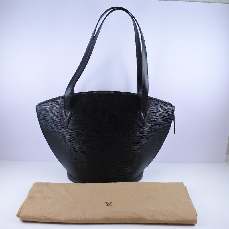 [Louis Vuitton] Louis Vuitton Sanjack购物M52262 Epireather Noir黑色A21914雕刻女士手提袋A+等级