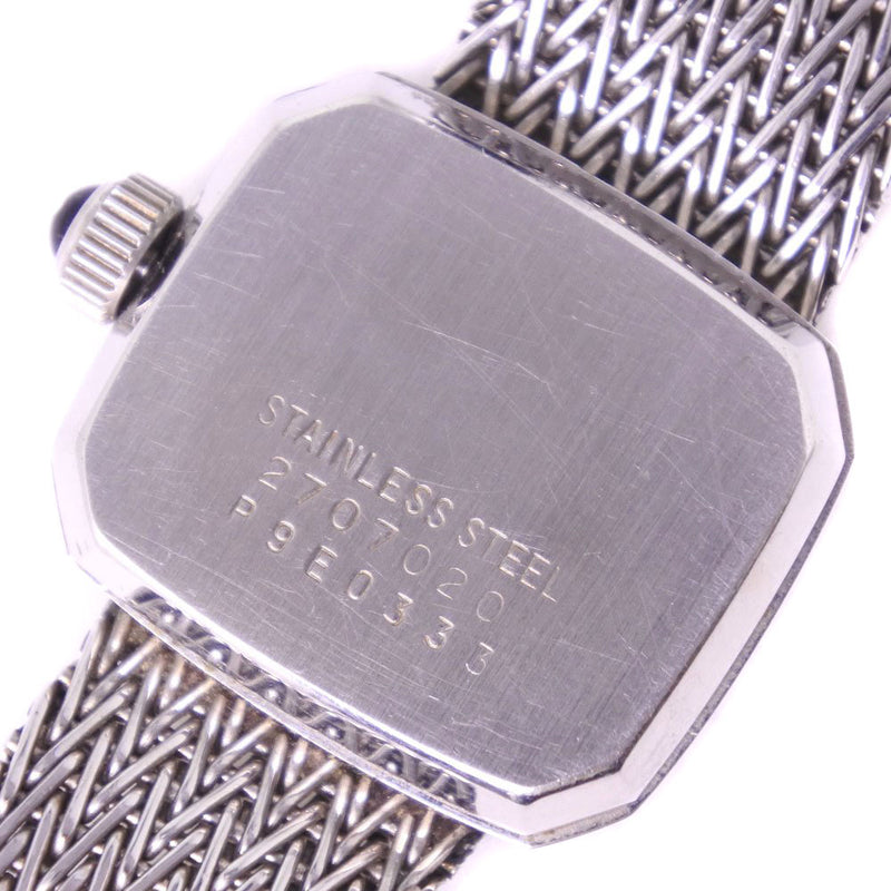 [Waltham] Waltham Bracelet Watch 스테인레스 스틸 쿼츠 검은 다이얼 다이얼 브레이슬릿 숙녀