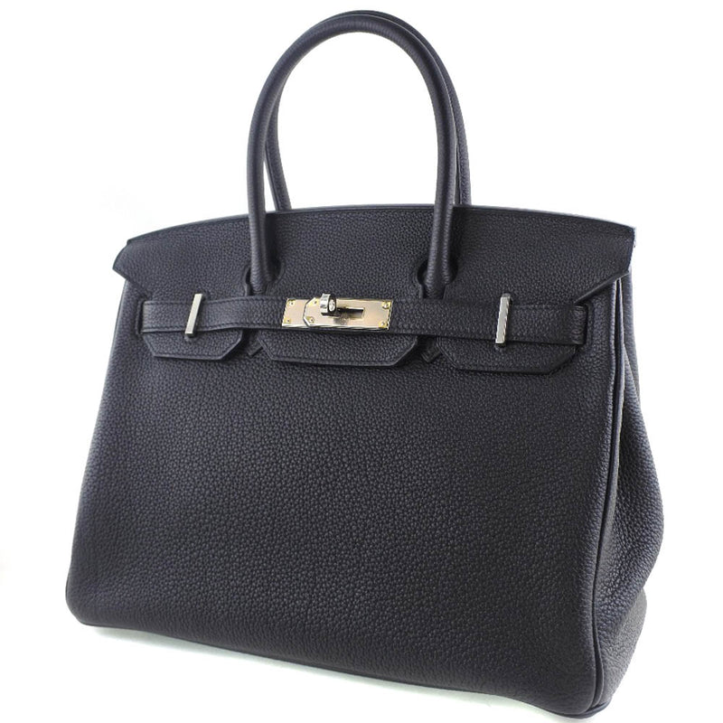 [HERMES] Hermes Birkin 30 Togo Black D engraved Ladies Handbag S rank