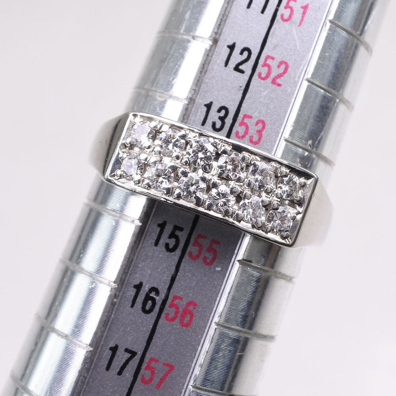 リング・指輪
 Pt850プラチナ×ダイヤモンド 14号 D 0.31刻印 レディース