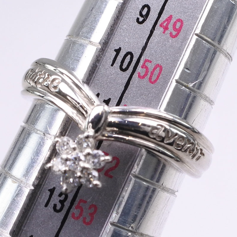 No. 11 ring / ring 
 PT1000 Platinum x Diamond D 0.10 Engraved Ladies SA Rank