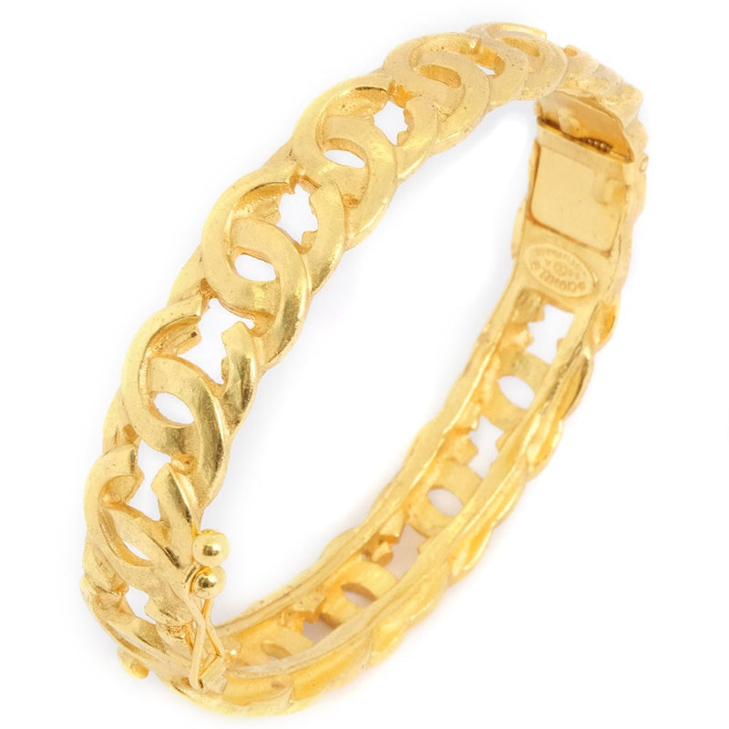 [CHANEL] Chanel 
 Coco Mark Bangle 
 Bracelet gold plating 95A engraved COCO Mark Ladies