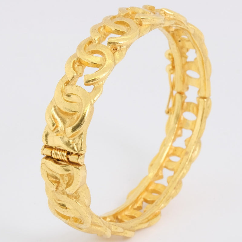 [CHANEL] Chanel 
 Coco Mark Bangle 
 Bracelet gold plating 95A engraved COCO Mark Ladies