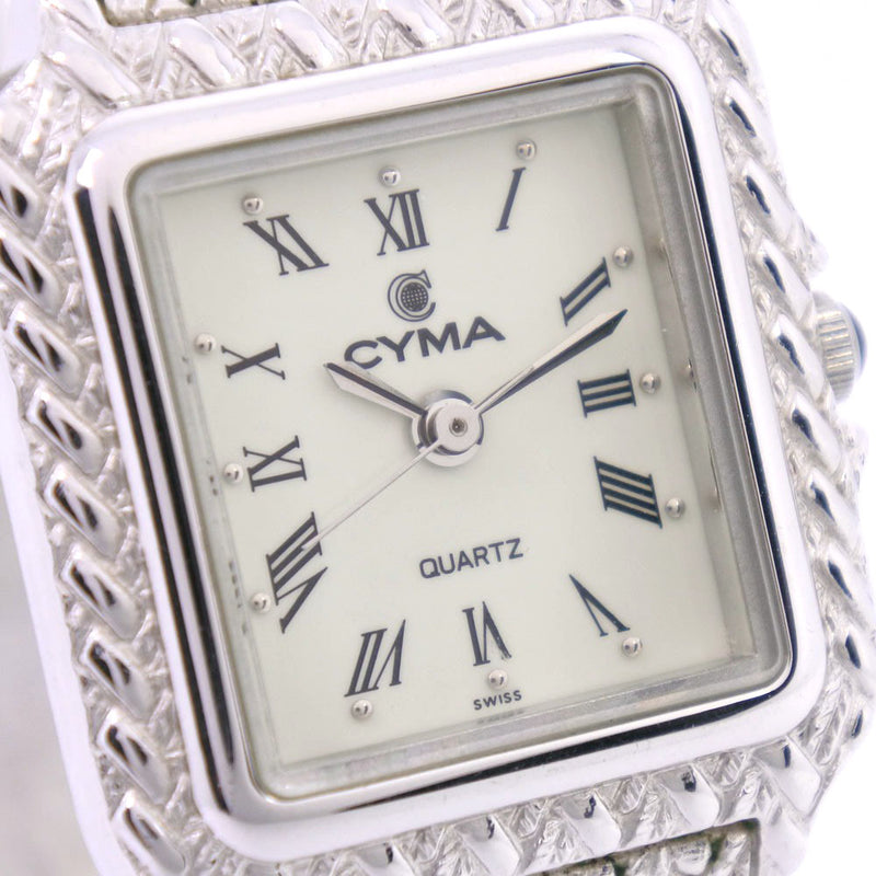 CYMA】シーマ 914 腕時計 ステンレススチール クオーツ レディース 白 