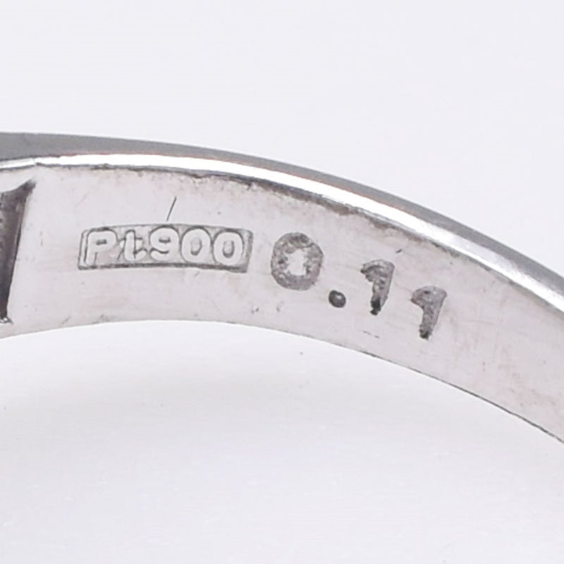 リング・指輪
 Pt900プラチナ×サファイア×ダイヤモンド 9号 S1.17 D0.11刻印 レディース