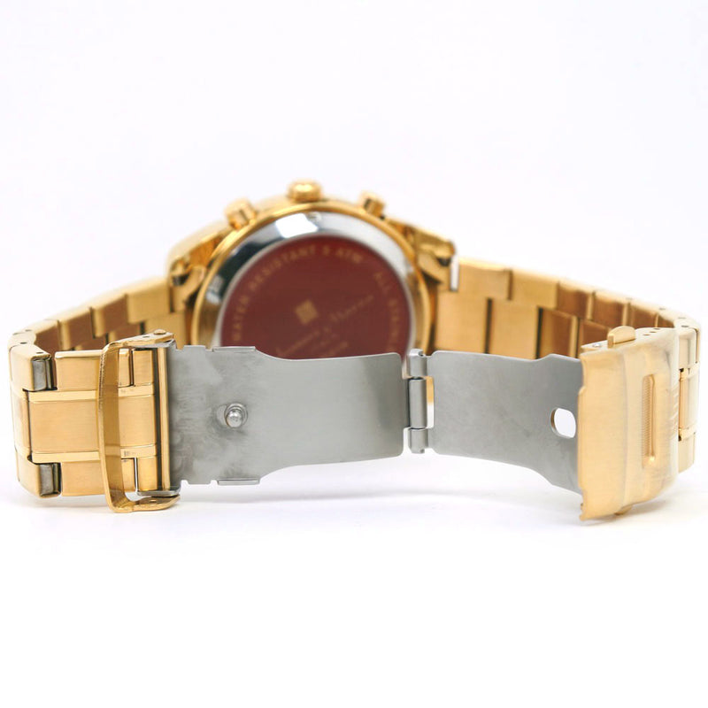 【Salvatore Marra】サルバトーレマーラ
 腕時計
 ステンレススチール ゴールド ソーラー時計 メンズ グレー文字盤 腕時計
A-ランク