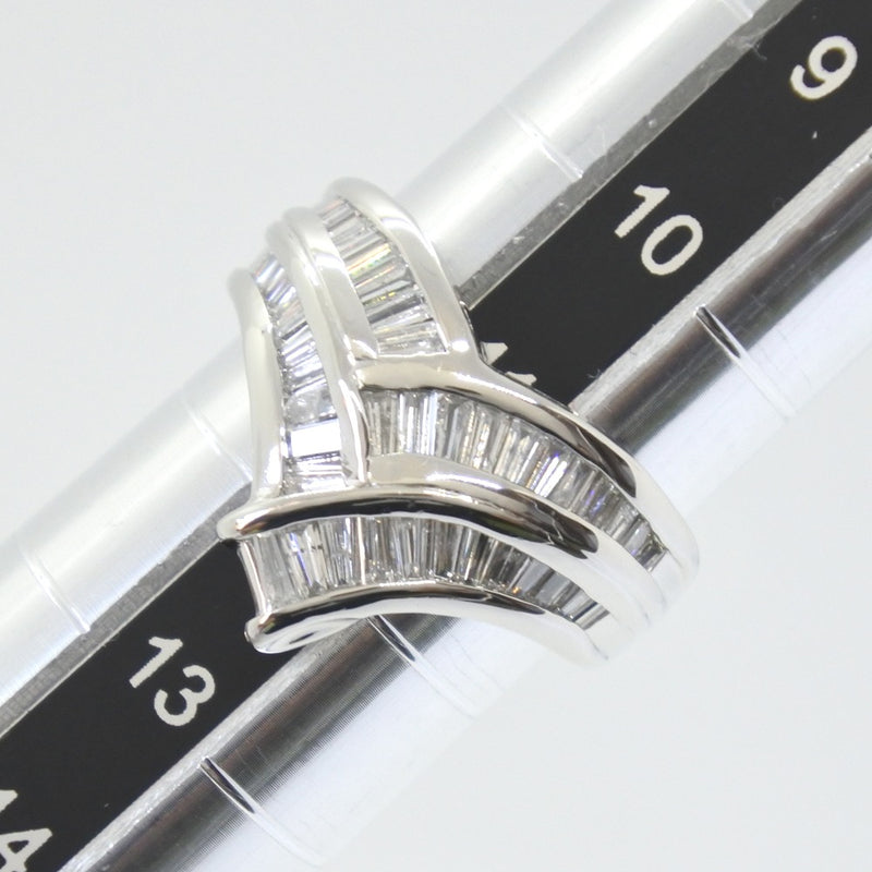11.5号 リング・指輪
 Pt900プラチナ×ダイヤモンド 0.90刻印 レディースA-ランク