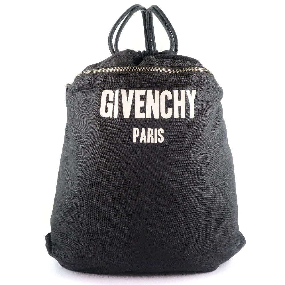 【Givenchy】ジバンシー, ドローストリング ナップサック BJ05013167 リュック・デイパック, ナイロン 黒 ユニセックス  リュック・デイパック, Aランク