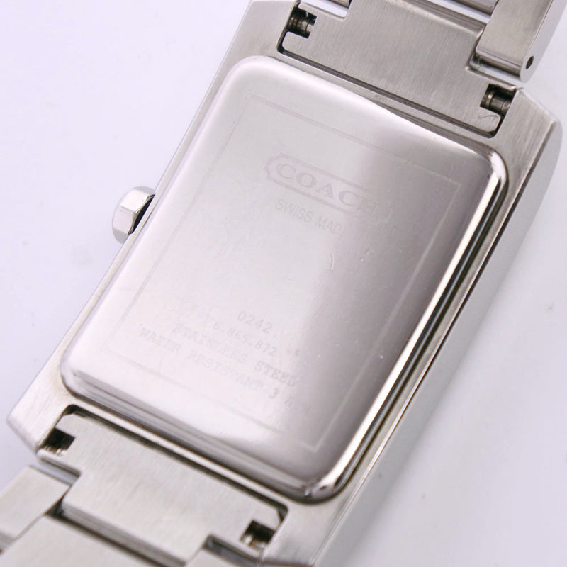 【COACH】コーチ
 0242 腕時計
 ステンレススチール クオーツ メンズ シルバー文字盤 腕時計
B-ランク