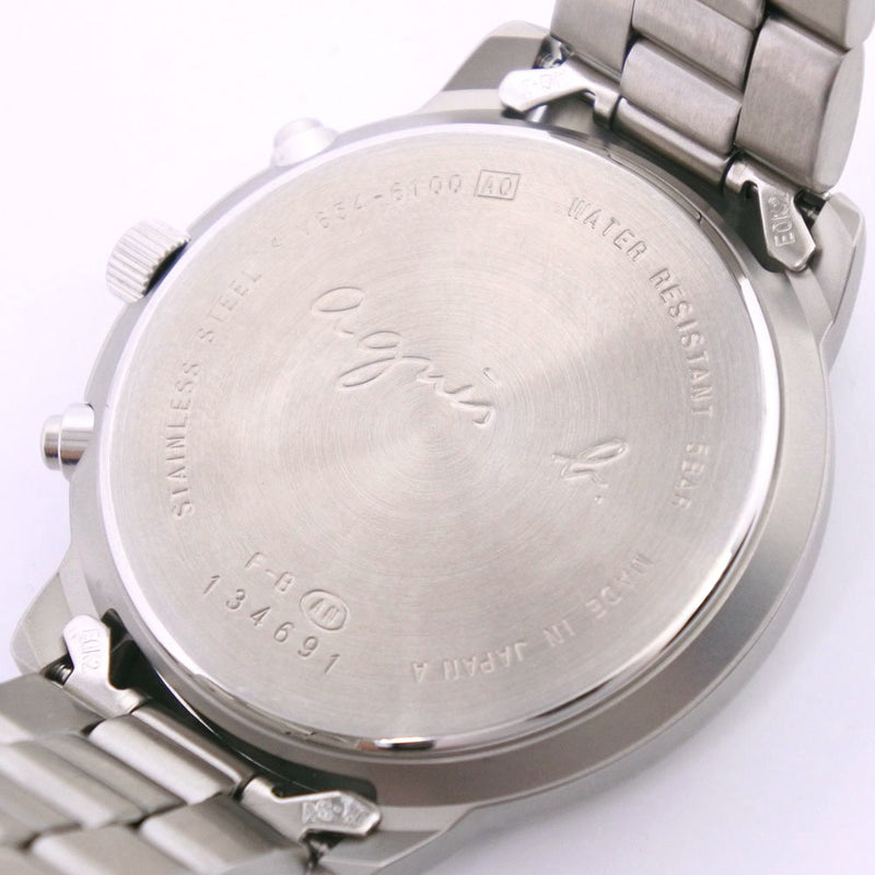 AGNES B.] Agnes Bee V654-6100 Fann011 Watch Stainless Steel