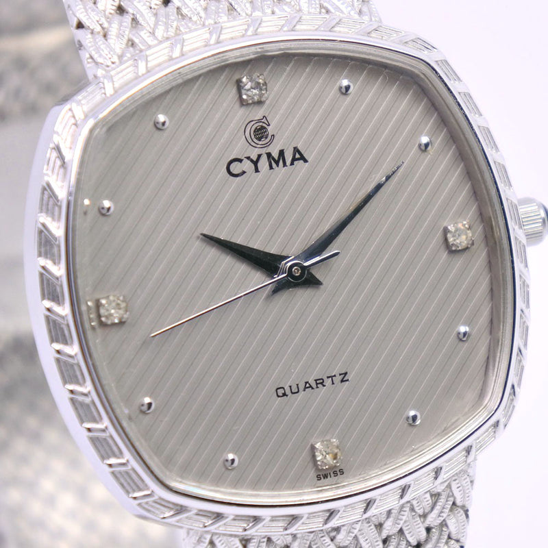 【CYMA】シーマ
 604X 腕時計
 ステンレススチール クオーツ ユニセックス グレー文字盤 腕時計