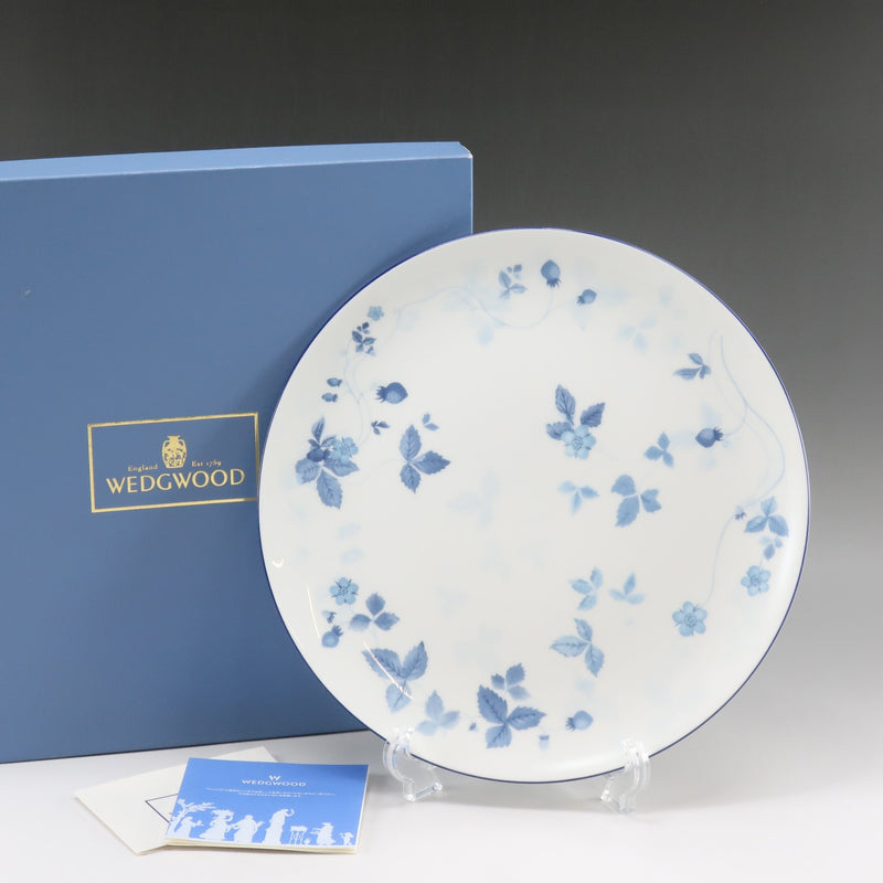 Wedgwood】ウェッジウッド ストロベリー ブルー プレート×1枚 27cm ポーセリン _ 食器 Sランク – KYOTO NISHIKINO