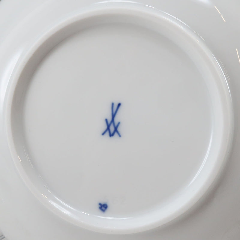 [Meissen] Meissen Blue Onion Cup & Saucer × 2 800101/00582 _ Tableware A Rank