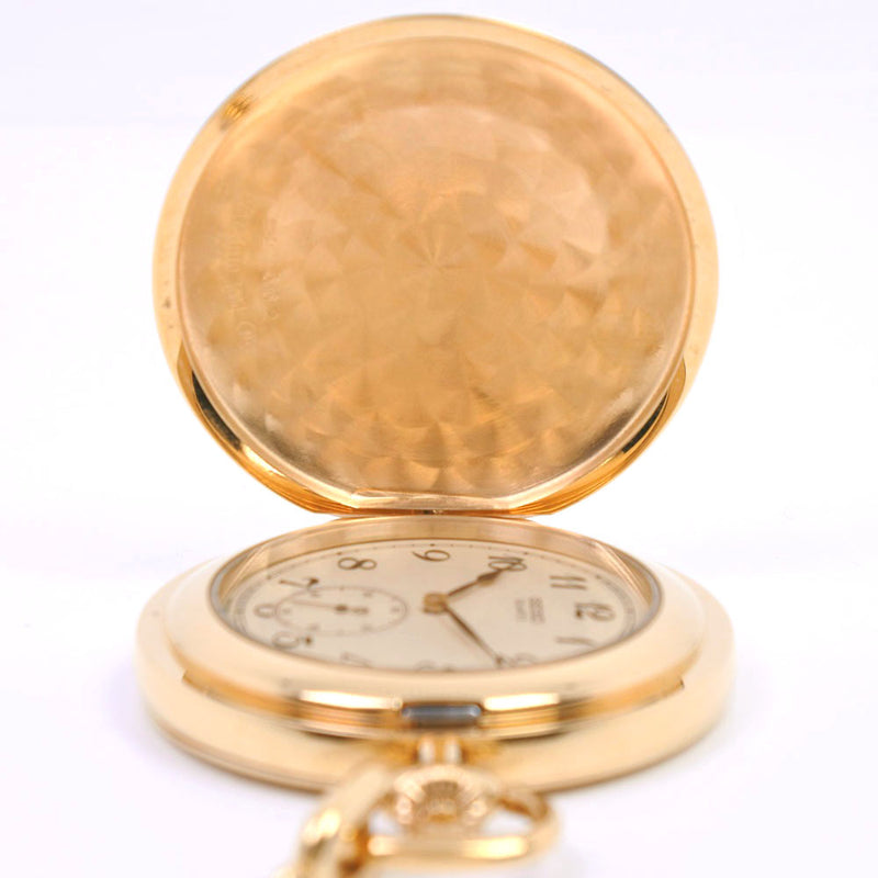 [Seiko] Seiko 7N07-0010 Pocket watch gold plating quartz small second white dial