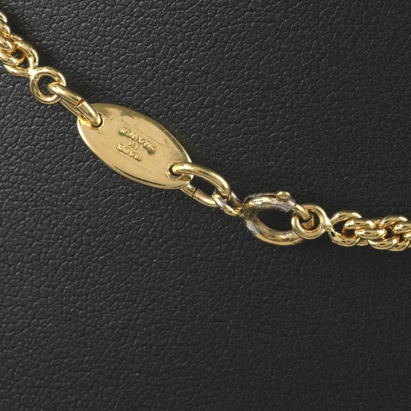 CHANEL] Chanel Coco Mark Matrasse Necklace Gold plating gold