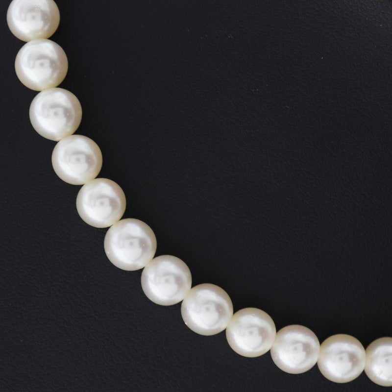Pearl 7mm Pearl x Silver White Ladies Necklace A-Rank