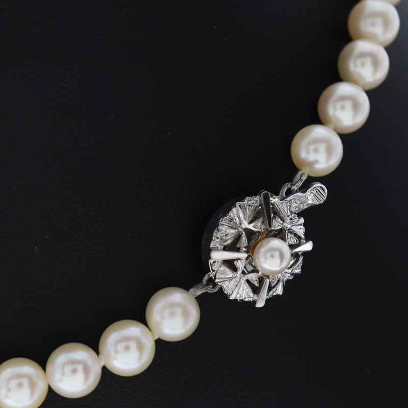 Pearl 7-7.5mm Pearl x Silver White Ladies Necklace