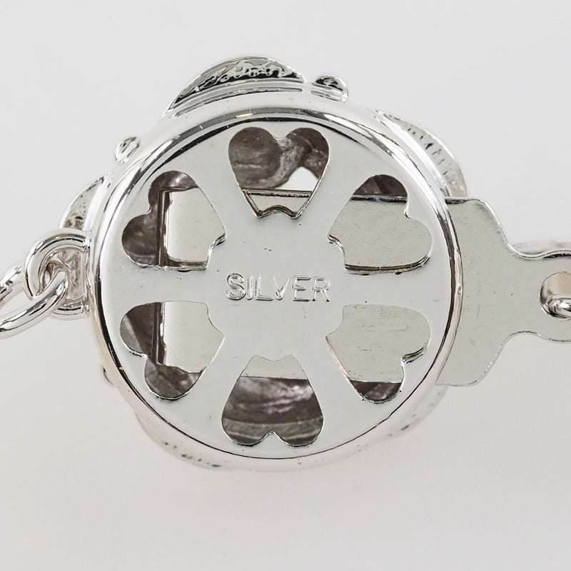 真珠7.0～7.4mm パール×シルバー レディース ネックレス A-ランク