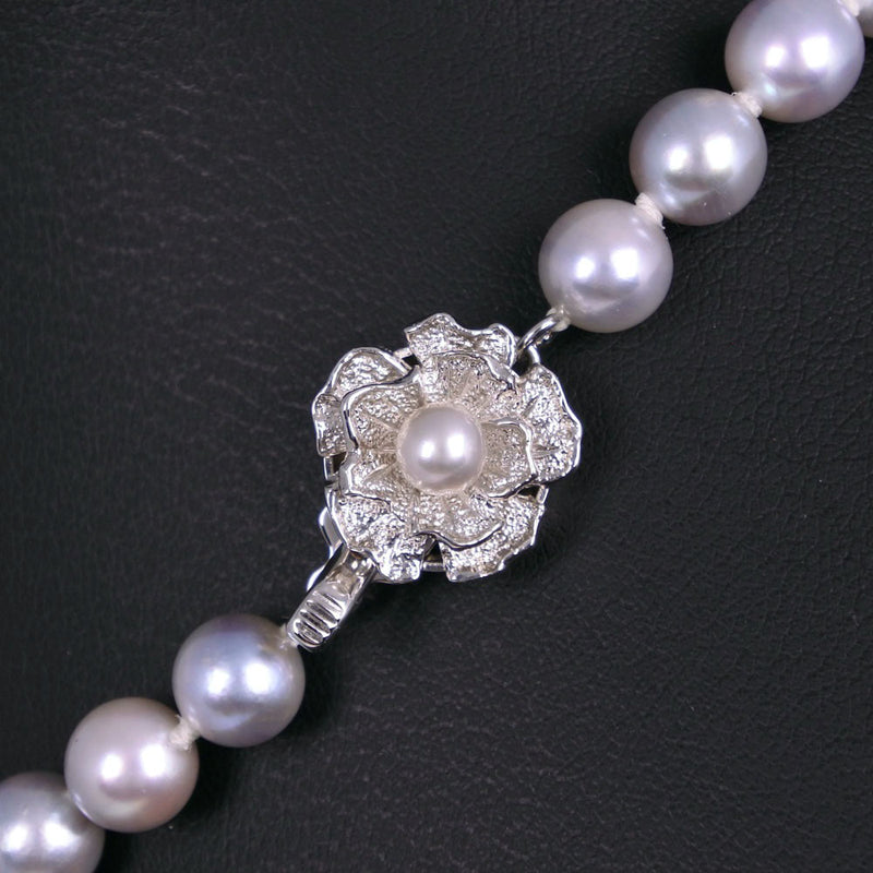 Pearl 6.9-7.4mm Pearl x Silver Ladies Necklace A-rank – KYOTO