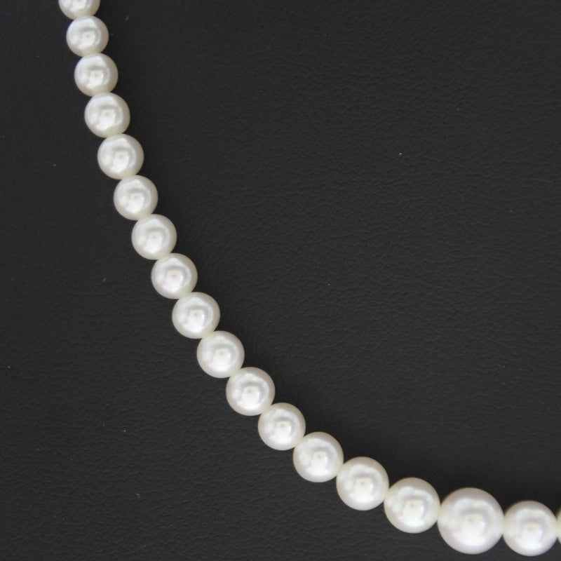 Pearl Gradation 3.2 a 6.6 mm Pearl x Collar de collar de damas de plata