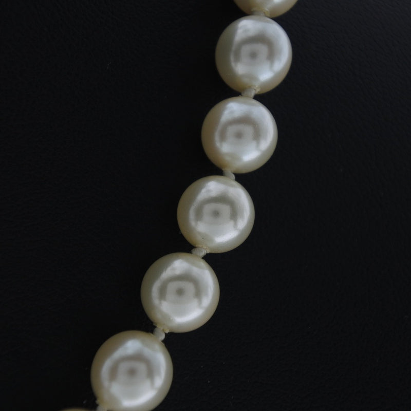 珍珠耳环套件8.0mm珍珠X K14白金x银色女士项链
