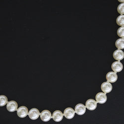 7.0-11.0 mm de perla negra (perla de mariposa negra) x collar de damas plateadas un rango