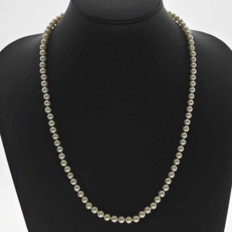 7.0-11.0毫米黑色珍珠（黑色蝴蝶珍珠）X银女子项链