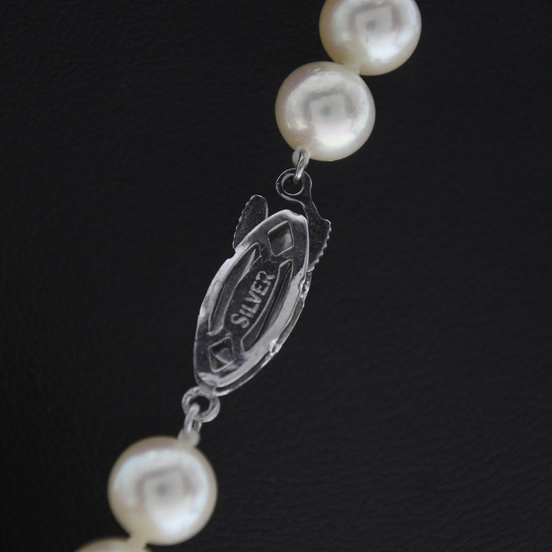 Pearl 7.0-7.5mm Pearl x Silver Ladies Necklace A Rank