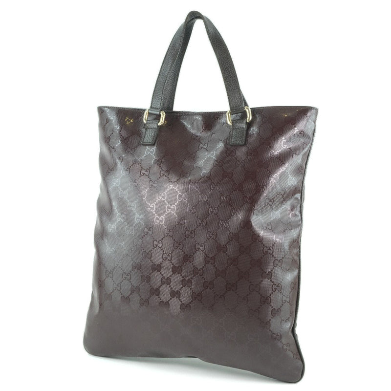 [GUCCI] Gucci GG Imprime 272347 Handbag PVC Coating canvas tea unisex handbag