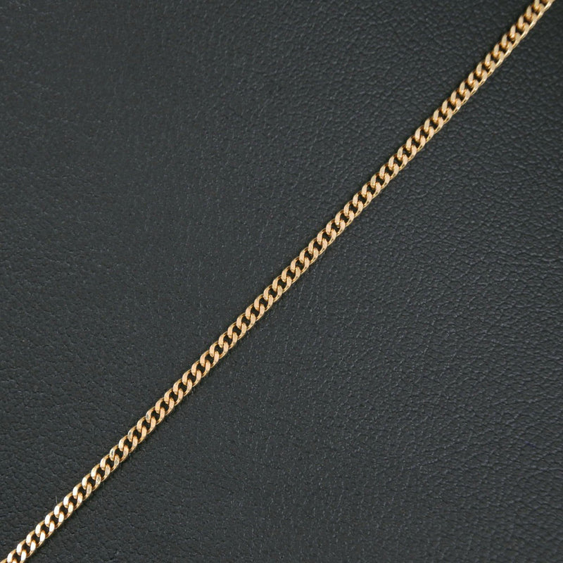 Collar inicial "A" K18 Oro amarillo x Diamond Gold Unisex Collar