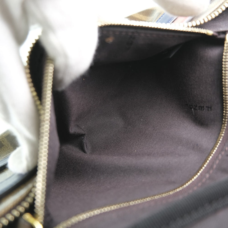 [FENDI] Fendi Zukka FILA Collaboration 8bm006 A5N7 F1562 Body Bag PVC Khaki Unisex Bag Bag A Rank