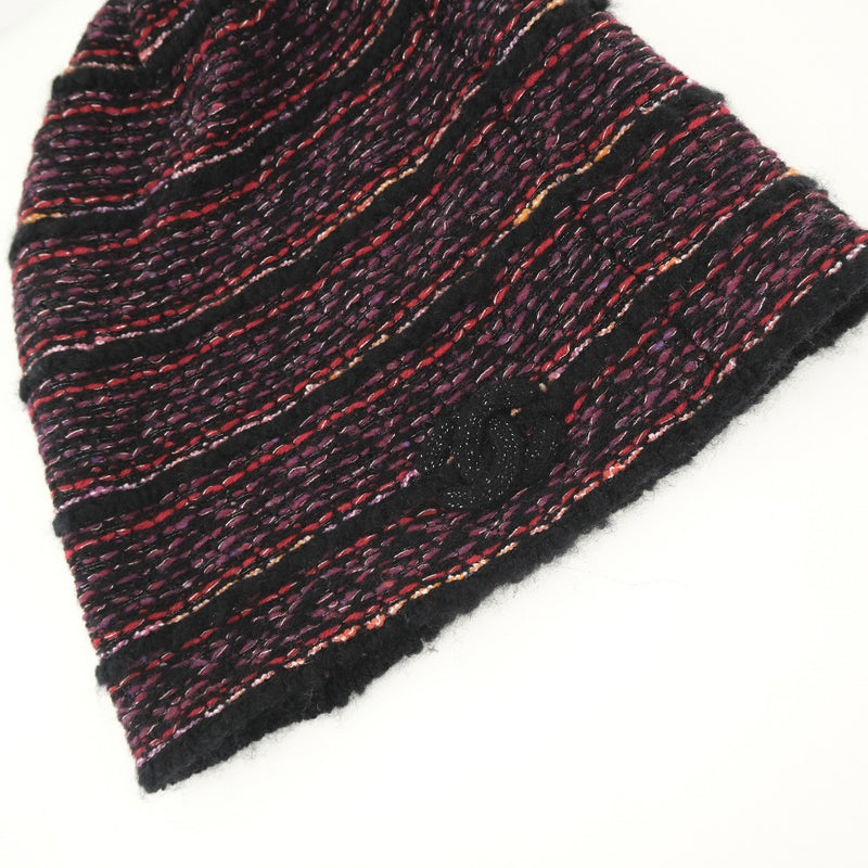 [香奈儿]香奈儿 
 针织帽 
 可可标记X羊毛黑人女士