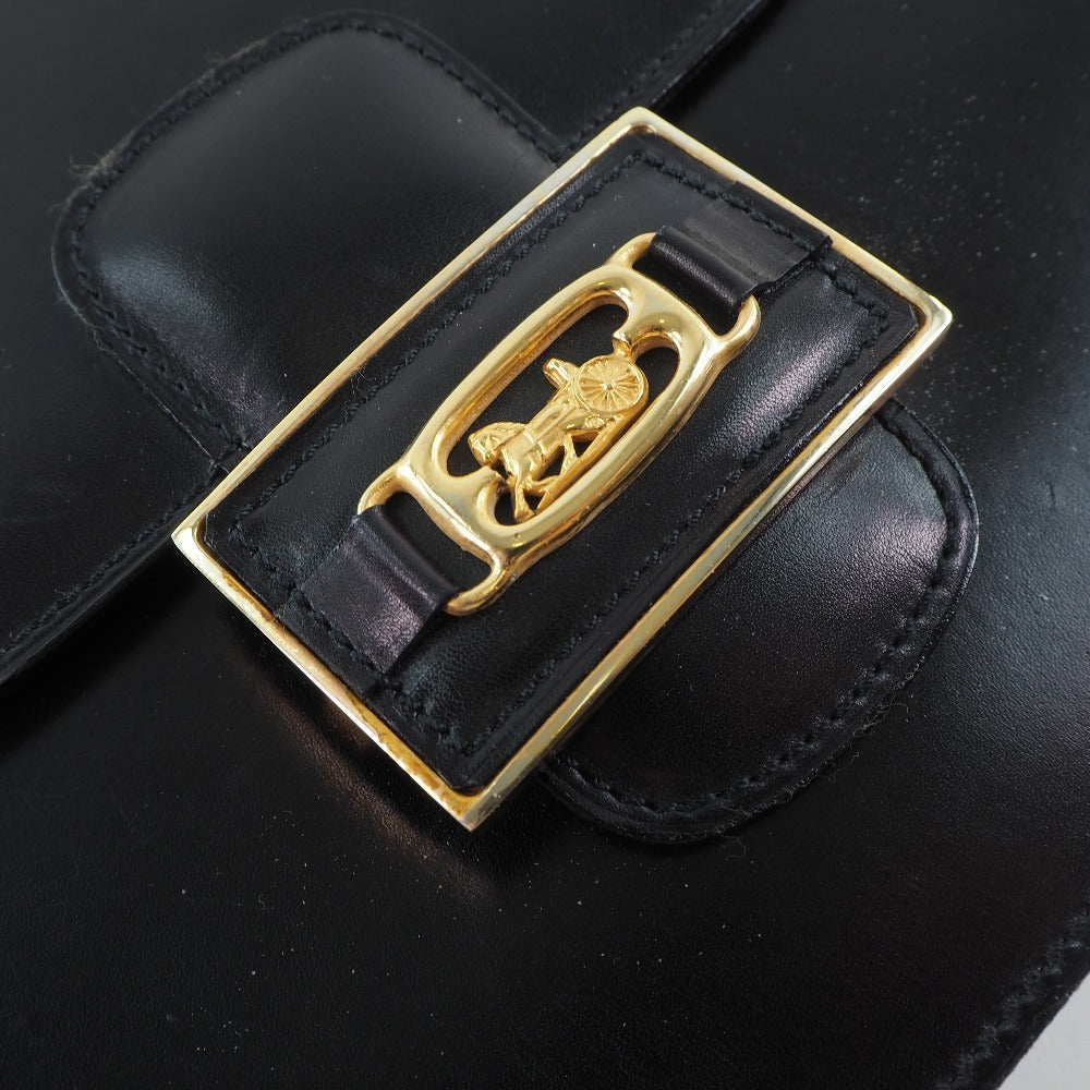 ★3日以内返品可★ 極美品 CELINE セリーヌ レザー ヴィンテージロゴプリント ジップアラウンドウォレット 496317 ショルダーバッグ ブラック ホワイト レザー レディース CELINE(セリーヌ)のヴィンテージアイテムならTrip – Trip