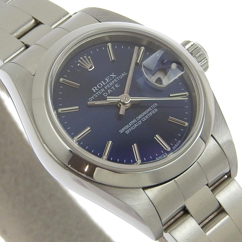 [ROLEX] Rolex Datejust 79160 Stainless Steel Blue Automatic Wind Ladies Navy Dial Watch A-Rank