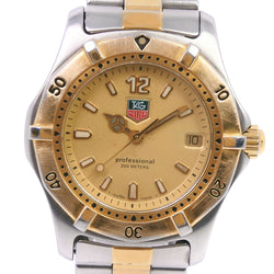 【TAG HEUER】タグホイヤー
 プロフェッショナル200 WK1221 腕時計
 ステンレススチール×金メッキ クオーツ メンズ ゴールド文字盤 腕時計