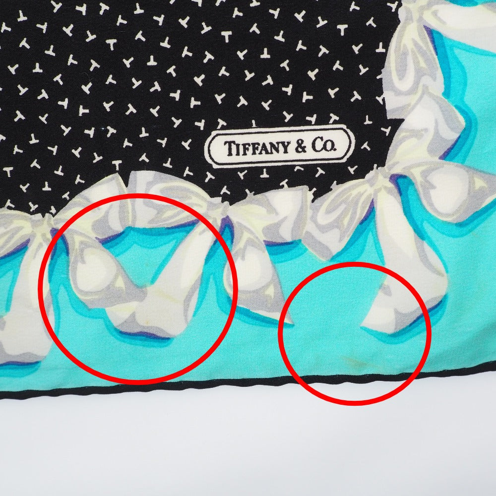 Tiffany & Co. モノクロスカーフ 1986年製 Tiffany & Co. モノクロスカーフ 1986年製