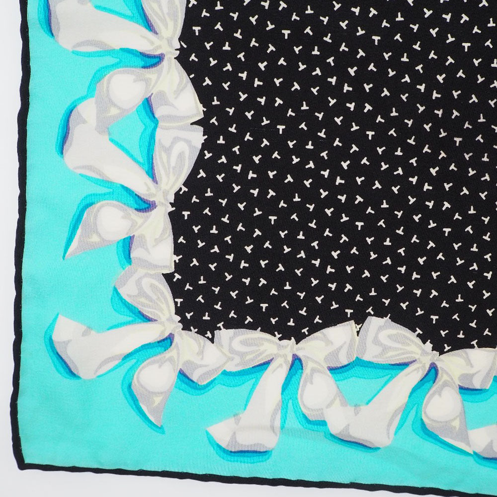 TIFFANY & CO.] Tiffany Silk Black Unisex Scarf – NISHIKINO
