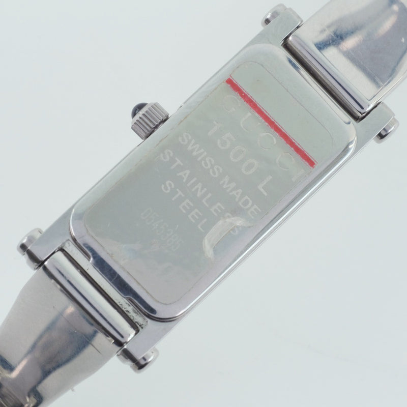 【GUCCI】グッチ
 1500L 腕時計
 ステンレススチール クオーツ レディース シルバー文字盤 腕時計
Aランク