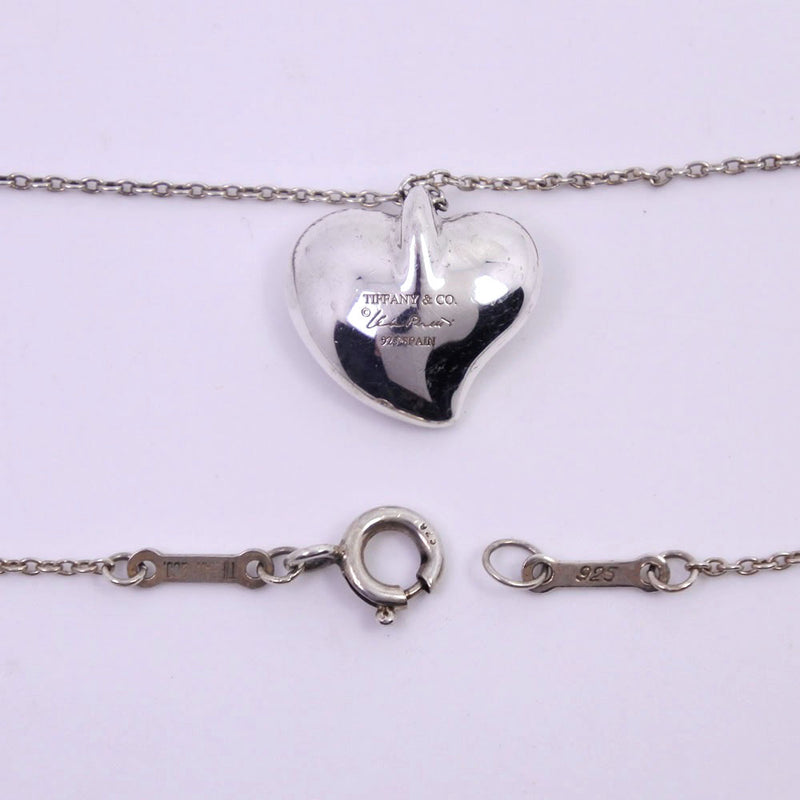 [Tiffany & Co.] Tiffany Heart El Saperti Necklace Silver 925 Ladies Necklace A-Rank