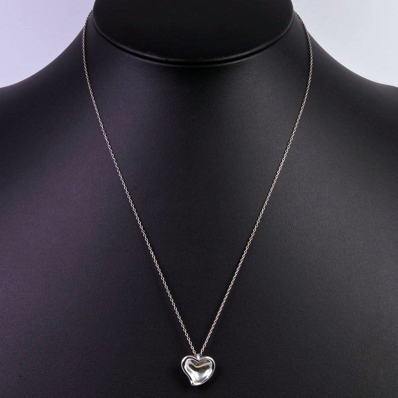 [Tiffany＆Co。] Tiffany Heart El Saperti项链Silver 925女士项链A级