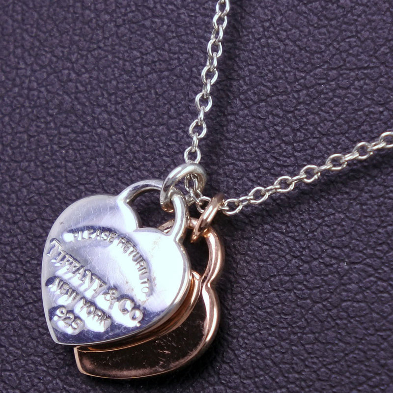 [TIFFANY & CO.] Tiffany Rettonut Funny Necklace Silver 925 × K18 Pink Gold Ladies Necklace